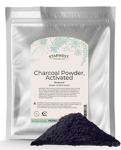 Starwest Botanicals Activated Charcoal Powder, 2 Pounds - size: 32 Ounce (Pack of 1)