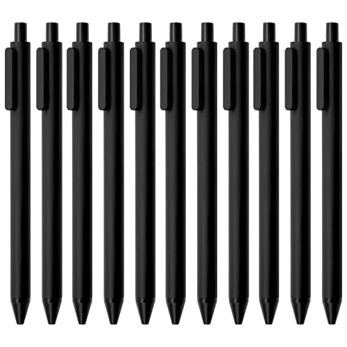 Kaco Gel Pens 0.5 mm Fine Point Black Ink 10PCS, Quick Dry Smooth Writing - color: 0.5mm 10 PCS Black
