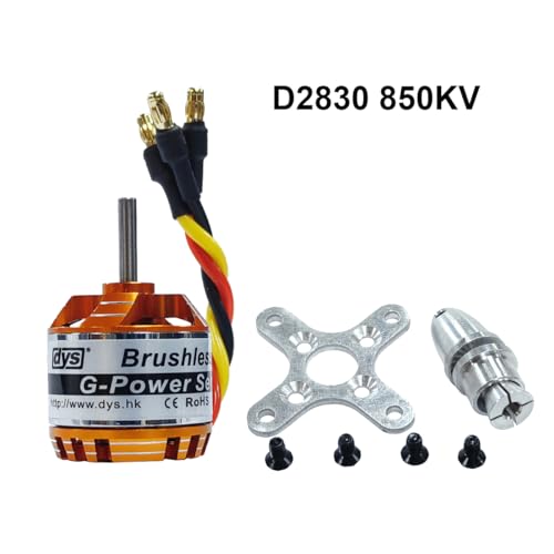 DYS D2830 750KV/850KV/1000KV/1300KV Brushless Outrunner Motor 2-4S for Multicopter RC Aircraft Fixed-Wing UAV (D2830 850KV) - color: D2830 850KV