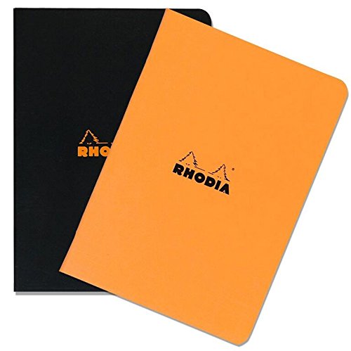 Rhodia Classic Dot Grid 6 X 8 1/4 A5 Black Cover Notebook - color: Black, size: 6 x 8 1/4, Dots paper