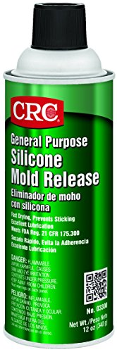 CRC Silicone Mold Release, 11.5 Wt Oz, Non-Staining, Non-Corrosive, and Fast-Drying, 3.5% Silicone, Easy Part Removal from Molds, Aerosol Spray - style: 1 Pack