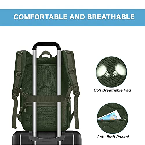 MOSISO Camera Backpack, DSLR/SLR/Mirrorless Tactical Camera Bag Case - color: Army Green