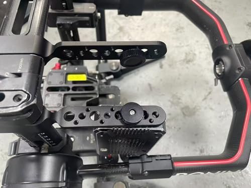 Ronin 2 Image Transmission Bracket, Tilt Axis Cage Arm Extension Stand Bracket Mount for DJI Teradek Bolt Bond Vaxis Video Transmission Transmitter Receiver, Black - color: Black