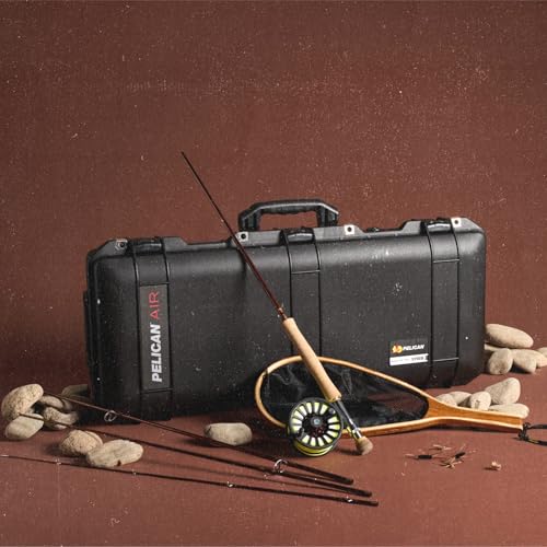 Pelican Air 1705 Case - 32 Inch Multi-Purpose Long Case with Foam - Ideal for camera and sensitive equipment, drones, gear storage, flyrods/reels, short rifles, takedown shotguns and handguns (Black)