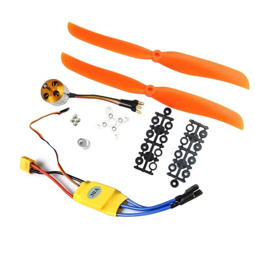 1 Piece 2212 2200KV Brushless Outrunner Motor 13T with 3.5mm Male Banana Bullet for RC DIY Aircraft Multi-Copter Quadcopter Drone - size: 2200KV