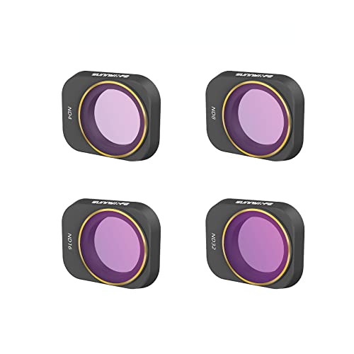 Mini 3 Pro Drone Camera Lens Filter MCUV CPL ND4 ND8 ND16 ND32 ND/PL Filters Kit for DJI Mavic Mini 3 Pro Drone Accessories (4pcs ND Filter)