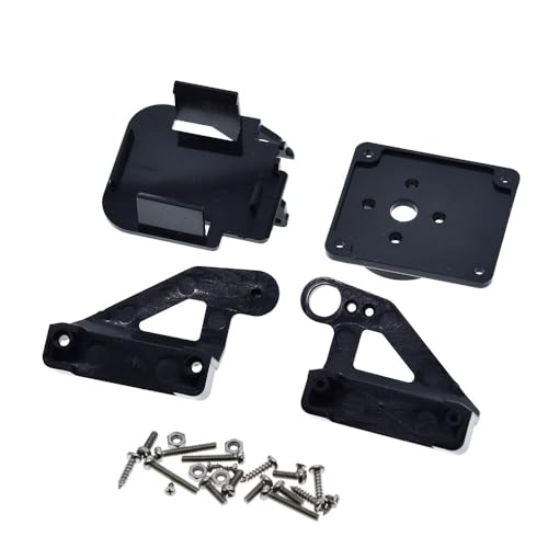 2 Pack Pan Tilt Camera Servo Horns Mount Bracket Platform Anti-Vibration Head Stand for Aircraft 2 Axis FPV Plane PTZ Aerial Photography 9G SG90 ESP32-CAM Drone Arduino Raspberry