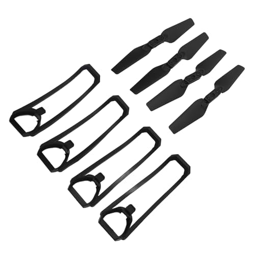 Folding Quadcopter Spare Parts for E88 E99 K3 E100, 4pcs Propellers+4pcs Protective Covers+1pcs Charging Cable+1pcs Screwdriver