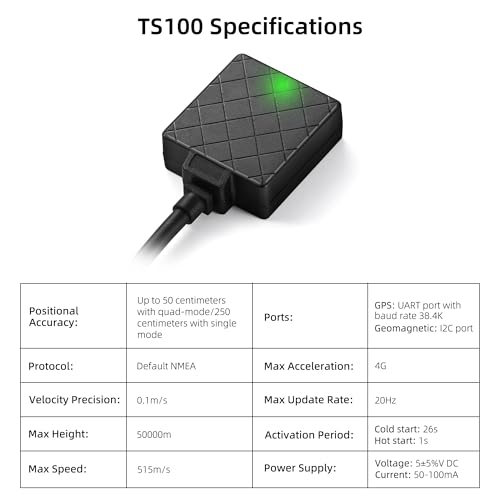 Radiolink M10N TS100 GPS Compass Module High Positioning Accuracy for FPV Flight Controller DIY RC Drone