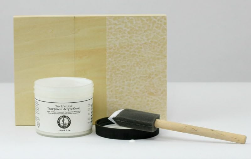 DANIEL SMITH Acrylic Gesso, 4oz Jar Transparent, 284060016