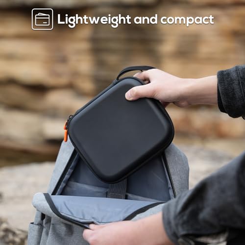 ProCase DJI Neo Carrying Case, Portable Travel Hard Shell Shockproof Cover for DJI Neo Drone (Case Only) -Orangeblack