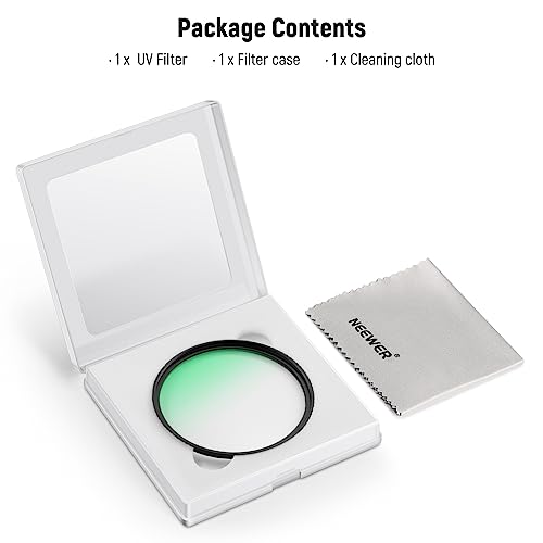 NEEWER 67mm MC UV Protection Filter 24 Layer Multi Resistant Nano Coatings/HD Optical Glass/Water Repellent/Scratch Resistant/Aluminum Alloy Ultra Slim Frame/Ultraviolet Filter - size: 67mm, style: UV