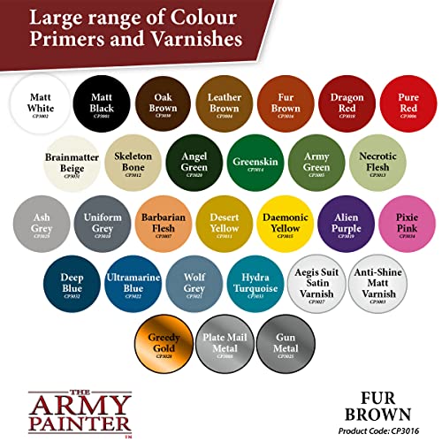 The Army Painter, Colour Primer Fur Brown, 400 ml acrylic spray - color: Fur Brown