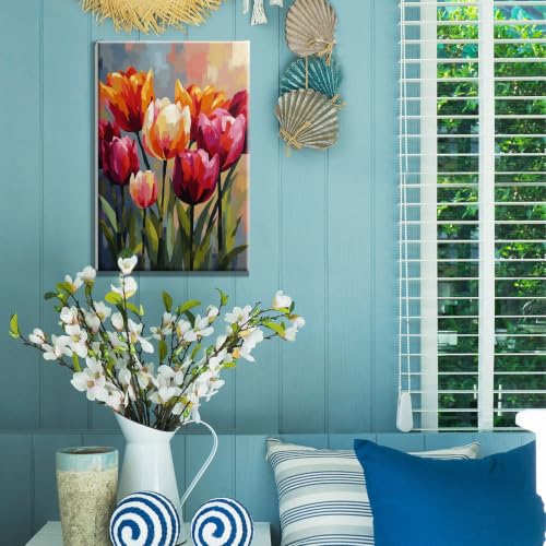 YOYA Framed Paint by Numbers Kit for Adults - Flower Paint by Number - color: Tulip 036