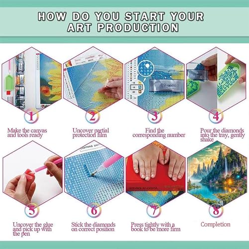 Landscape Diamond Painting Kits for Adults - Waterfall Diamond Art Kits - color: G9526