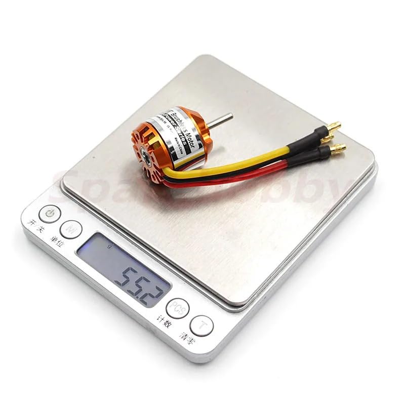 DYS D2830 2830 750KV 850KV 1000KV 1300KV 2-4S Lipo Brushless Motor 3.175mm Shaft 52g Gold and Silver for RC FPV Racing Drones (1PC D2830 1300KV) - style: 1PC D2830 1300KV