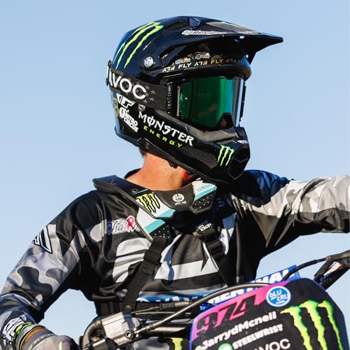 Havoc Racing Helios Goggles - For Motocross, Dirt Biking, ATV, & UTV - UV Blocking Anti-Fog Goggles - color: Tempest, size: Single - Goggles