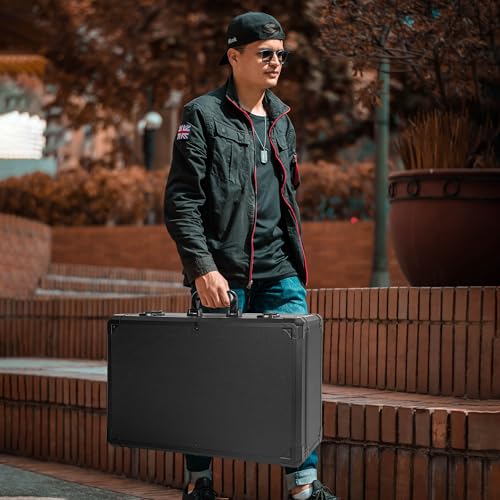 Protective Hard Case 22 X 14 X 8-Inch Shockproof Water-resistant with Customized DIY Foam Insert fit for Camera, Laptops, etc - size: Inner:21.5''X 13.5''X 7.5''