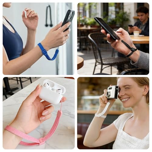 14PCS Adjustable Wrist Straps,Multi Purpose Wristbands Phone Strap,Replacement Strap Compatible with Nintendo Wii Remote Controller