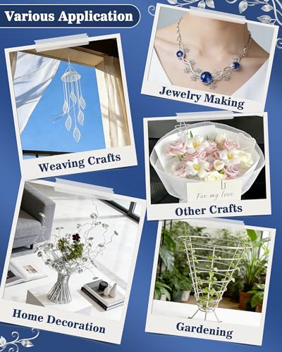FIVEIZERO 20 Gauge Wire Aluminum Craft Wire,328ft Sliver Jewelry Wire - size: 20 Gauge