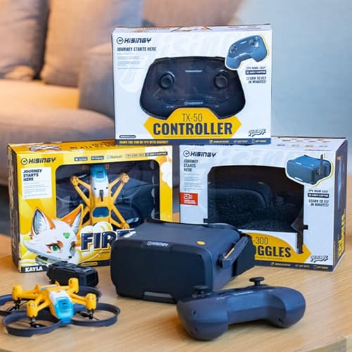 HISINGY Firefly FPV Done Kit,DIY Drone Kit for Kids and Beginners,Micro Drone with Camera, APP Control, Altitude Hold, Video Record and Download,Kids Toys for Boys and Girls, Gift Toys for Birthdays