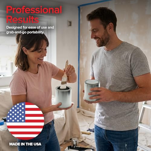 Stock Your Home 1 Quart Unlined Metal Paint Cans with Lids (4 Pack), Empty Quart Paint Cans for Storage, Mixing, Touch Ups and Crafts - Made in USA, Metal Buckets with Friction Fit Lids - size: 4 Pack