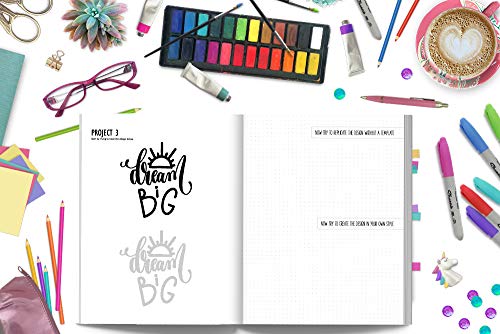 Hand Lettering & Calligraphy: Practice Paper - Notepad