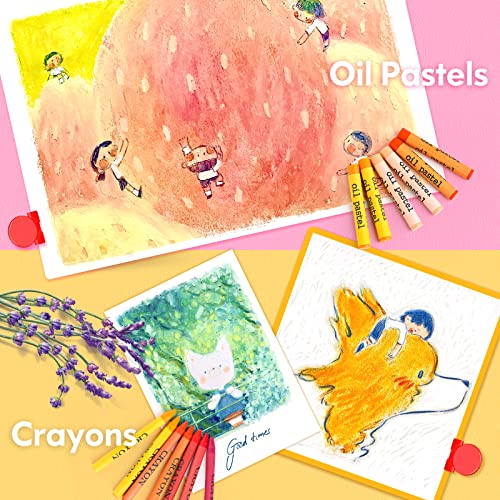 Soucolor 283 Pcs Art Supplies Drawing Set Easel Pads, Coloring Book Gift - color: Black
