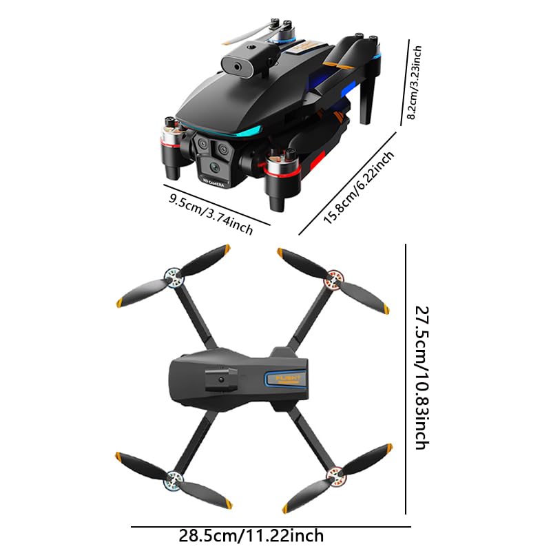 Drone with Camera, Screen Remote, 360° Obstacle Avoidance