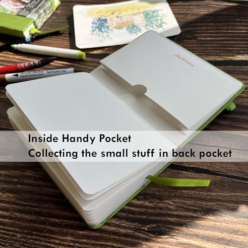 tumuarta Watercolor Journal, 140 LB, 300 GSM, Cotton Paper, Cold Press - color: Gray