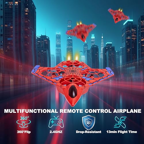 RC Airplane, 360° Flip Fighter Jet Drone for Beginners