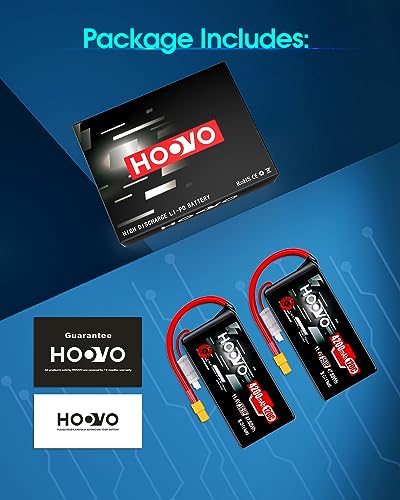 HOOVO 3S Lipo Battery 4200mAh 120C 11.4V High Voltage Shorty Lipo Battery