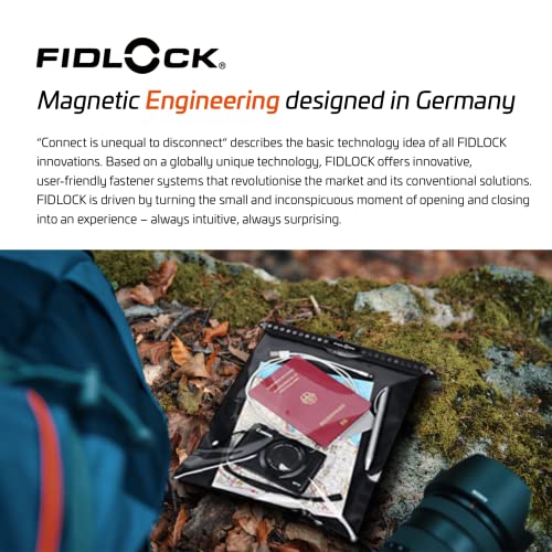 FIDLOCK Hermetic Dry Bag Flexible Magnetic Bag, Maxi, Transparent - color: Transparent, size: Maxi
