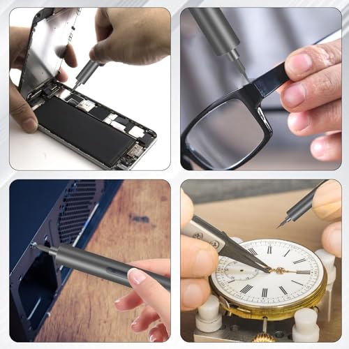 Mini Electric Screwdriver,32 in 1 Precision electric screwdriver set,Small Power Screwdriver Cordless Rechargeable, Electronic Repair Tool Kit for PC, Computer, Laptop, Phone,watch,RC Drone