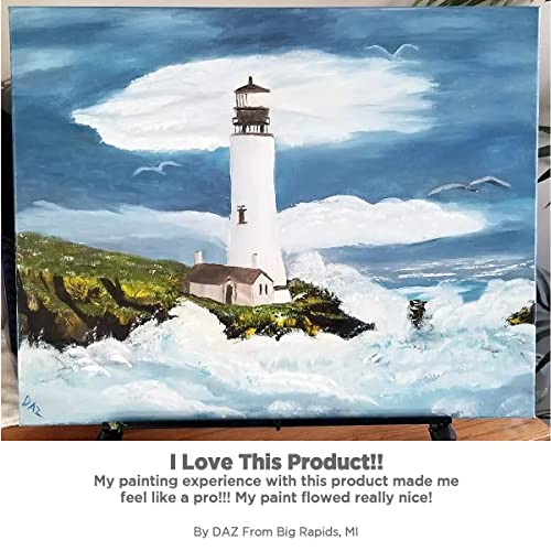Centurion Deluxe Professional Oil Primed Linen Canvas Panels - 10"x20" - 3 Pack of Linen Canvases for Painting, Artwork and More - size: 10"x20"