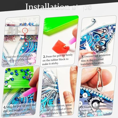 AIBOERL Diamond Art Kits for Adults,Halloween Acrylic Hanging Suncatcher - color: DP04428