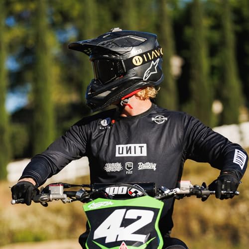 Havoc Racing Helios Goggles - For Motocross, Dirt Biking, ATV, & UTV - UV Blocking Anti-Fog Goggles - color: Obsidian, size: Single - Goggles