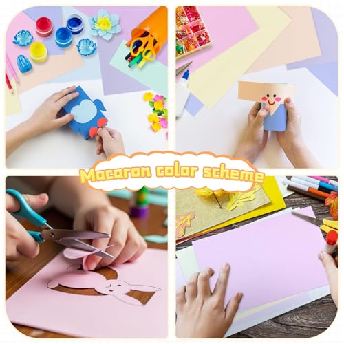 Geyoga 200 Sheets Colored Cardstock Paper,Pastel,4 x 6 Inch - color: Pastel