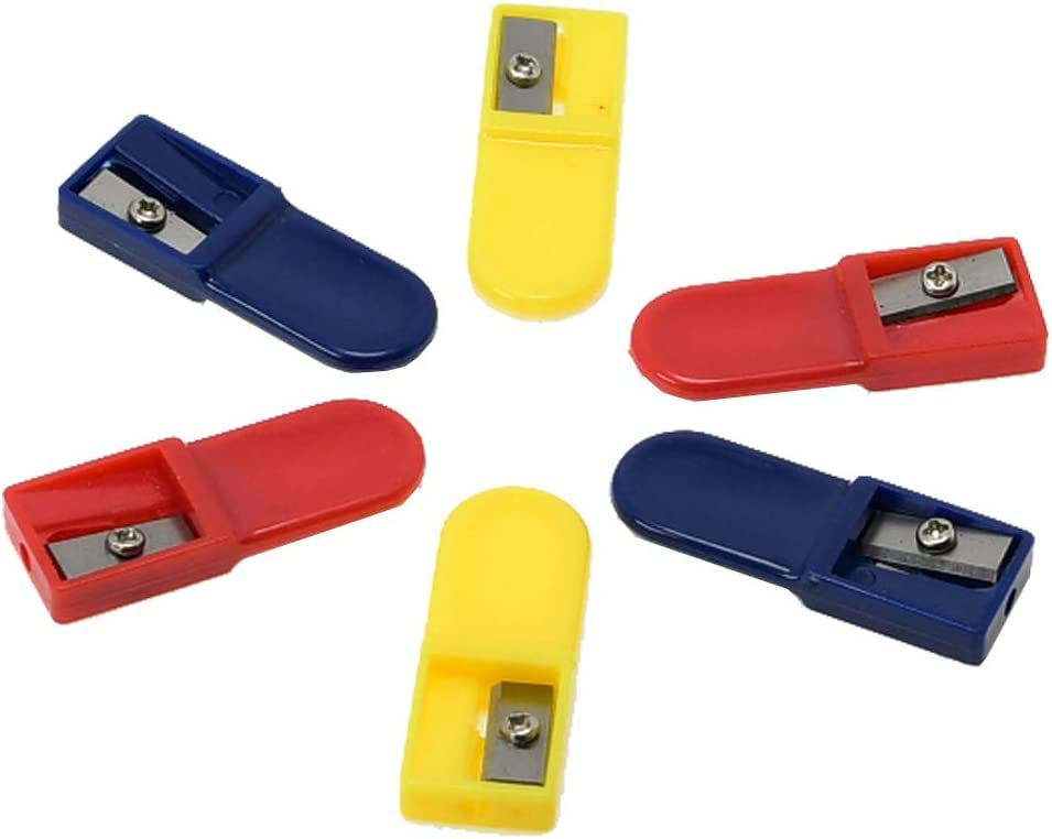 24 Pack 2.0 Lead Pointer Pencil Sharpener Mini 2mm Leads Sharpener, Portable Handheld Sharpener for 2.0mm Pencil Lead Refills Random Colors