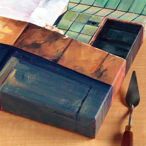 Creative Mark Mimik Recycled Stretched Canvas - 5x7 Box of 3 - Made from Recycled PET Plastic Bottles - Durable Archival Weave - Triple Acrylic Primed Painting Canvases - 400gsm, 1 - size: 5x7"