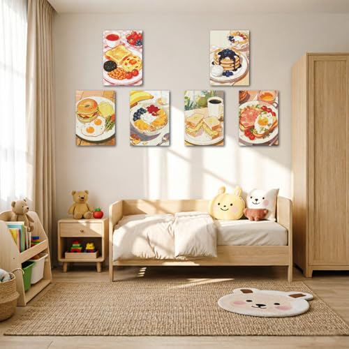 DOTSOPS 5D Food-Themed Diamond Painting Kits for Adults Diamond Art Kits - color: Food-themed