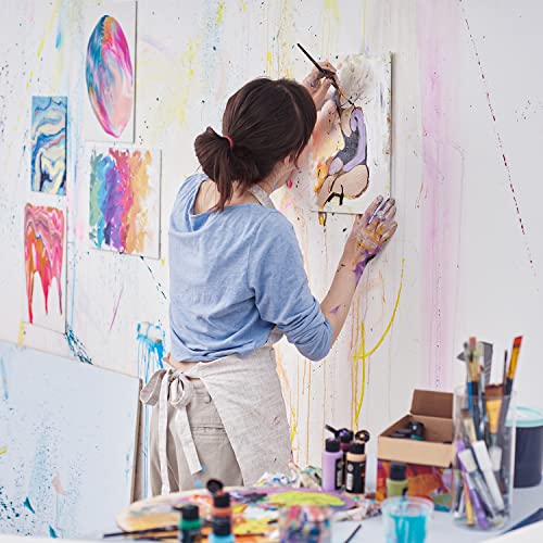 ARTEZA Canvas Panels, 11 x 14 in, Pack of 28, 100% Cotton Pre-Primed Canvas Boards for Acrylic, Oil, Gouache, Tempera, Pouring Paint, Crafts, and Wall Art - size: 11 x 14 (Pack of 28)