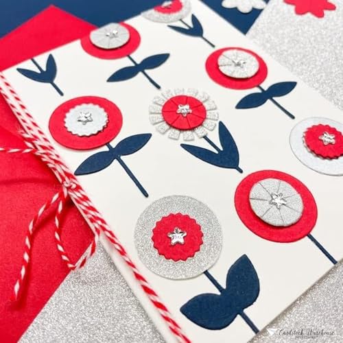 Cardstock Warehouse Pop-Tone Red Hot Cardstock Paper - 25 Sheets, 12 x 12" - 65 lb / 175 GSM Premium Red Card Stock for Die-cutting, Crafts, Scrapbooking, Card Making and DIY Projects - color: Red Hot