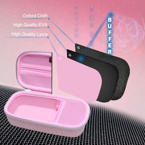 XANAD Hard Case for Sony a6400 a6700 a6000 a6100 a5100 a5000/Sony ZV-E10 ZV1 ZV1F ZV-E10 II Mirrorless Digital Camera, with Shoulder Strap,Pink - color: Pink