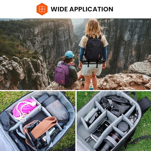 TARION Small Camera Backpack for Photographers Compact 12L Black TB-S - color: Black, size: Small