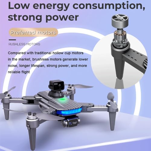 Lozenge Drones 360° Obstacle Avoidance GPS Drones with Camera for Adults 4K