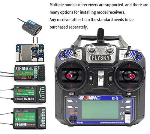 DTXMX Flysky FS-i6 6CH Transmitter and Receiver FS-iA6B for RC Quadcopter