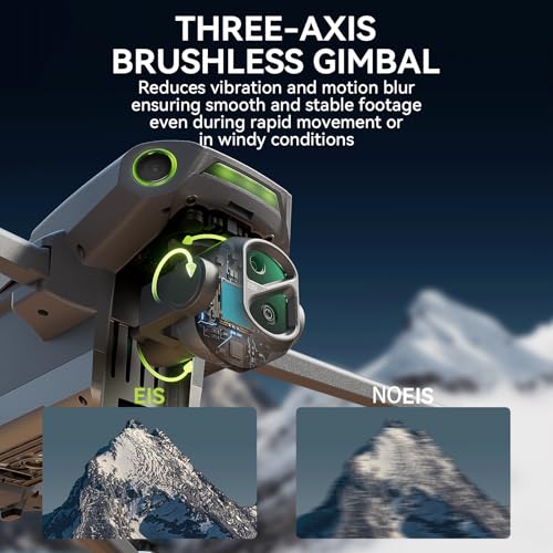 Camera Drone for Adults, 3-Axis Gimbal & 6.3” Screen