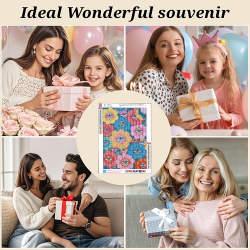 5D Diamond Painting Kit for Adults, Eye Flower Diamond Art Kits12x16In - color: KM1177-1