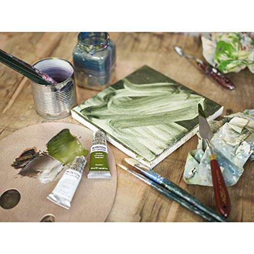 Winsor & Newton Winton Long Handle Brush (3 Pack) (Round 4, Filbert 6, Flat 8) - style: Pack of 3